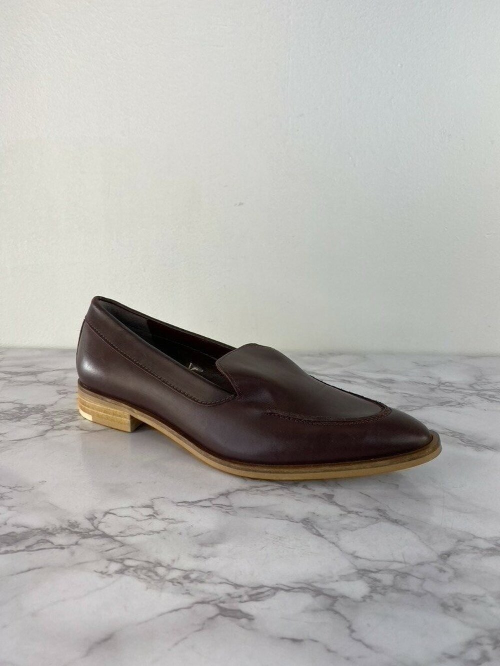 Everlane Women's Burgundy The Modern Loafer Shoe SZ 7.5